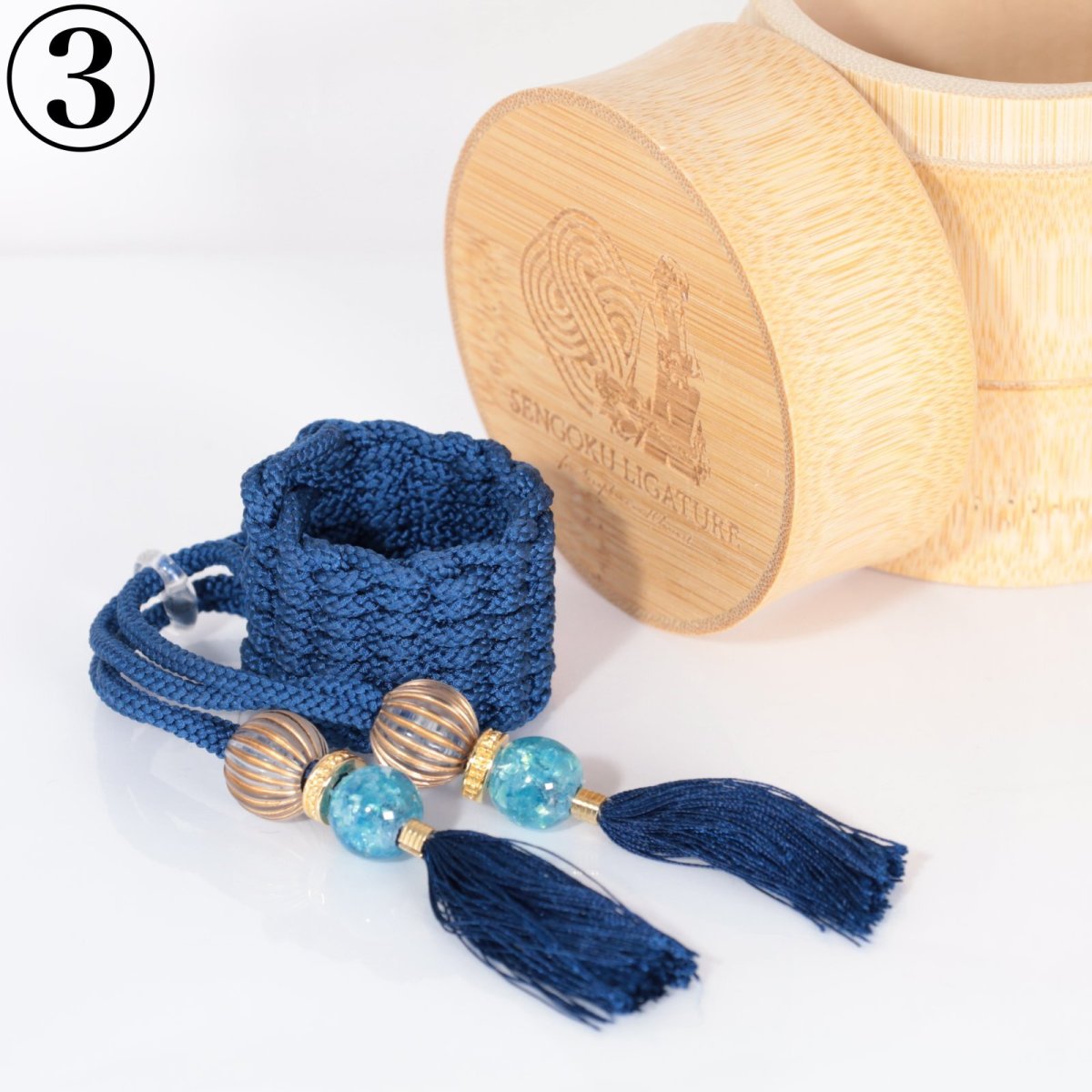 画像4: 【Sengoku Ligature】Masamune Blue|伊達政宗(Tenor / Samurai) (4)