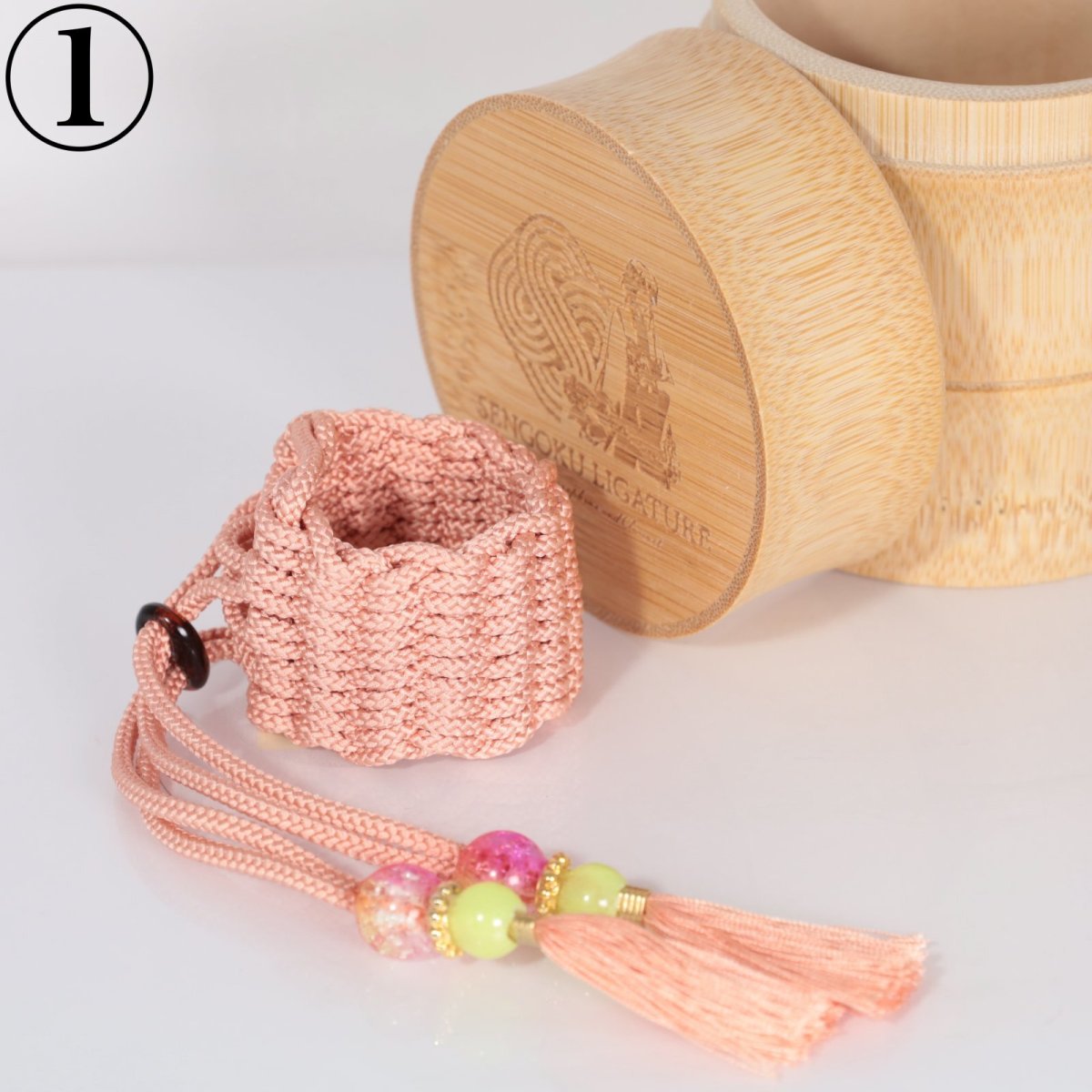 画像2: 【Sengoku Ligature】Ranmaru Pink｜森蘭丸（Baritone / Samurai） (2)