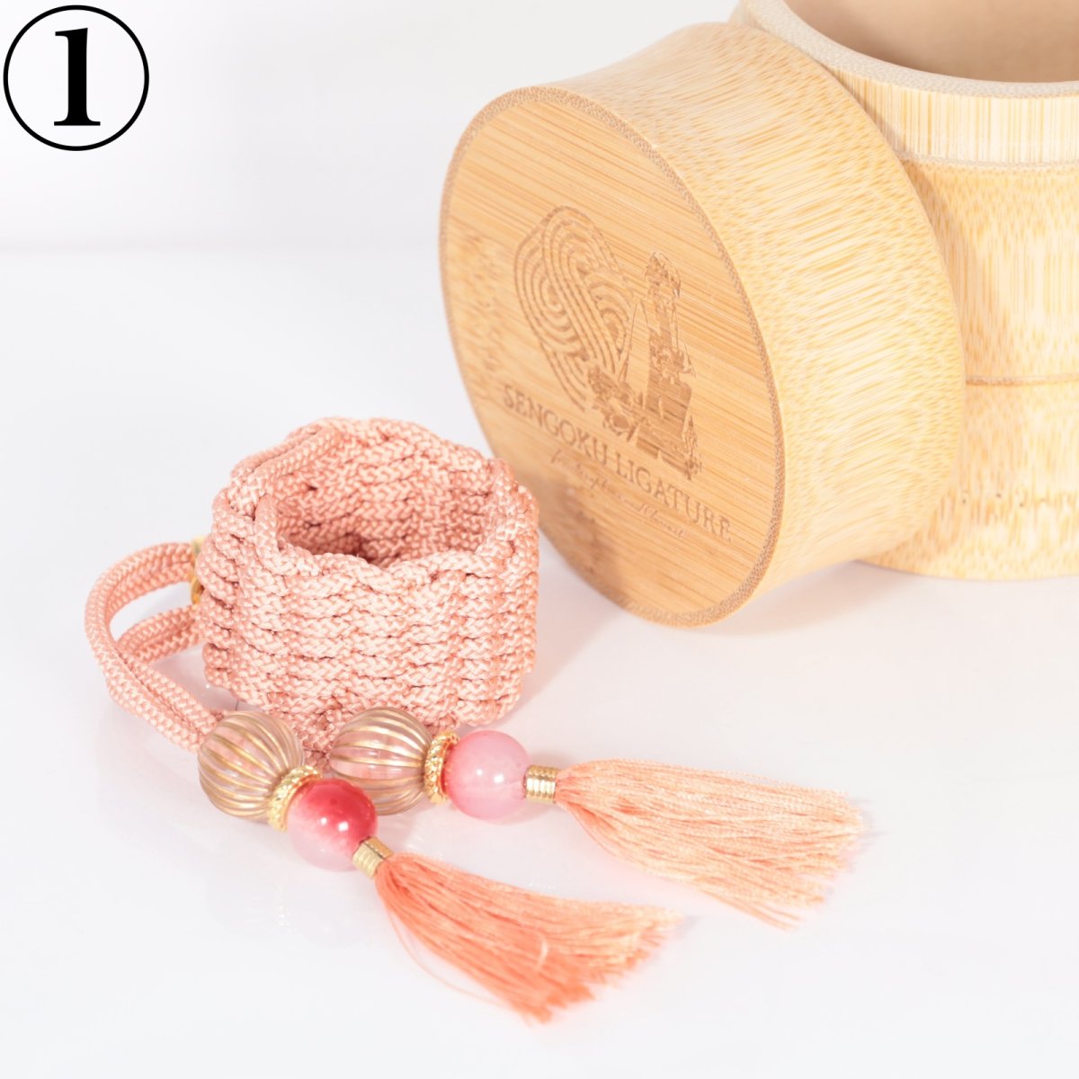 画像2: 【Sengoku Ligature】Ranmaru Pink｜森蘭丸（Tenor / Samurai） (2)