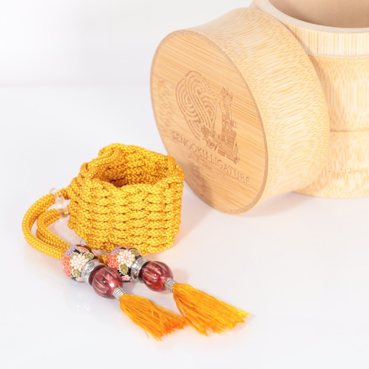 画像1: 【Sengoku Ligature】Katsuie Yellow｜柴田勝家（Tenor / Samurai） (1)