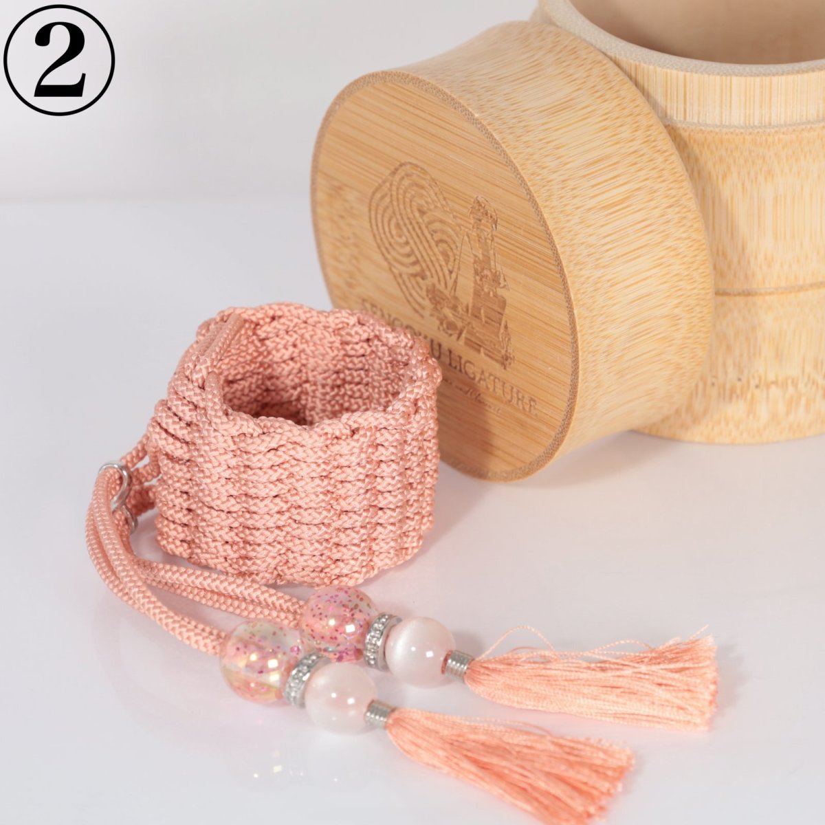 画像3: 【Sengoku Ligature】Ranmaru Pink｜森蘭丸（Baritone / Samurai） (3)