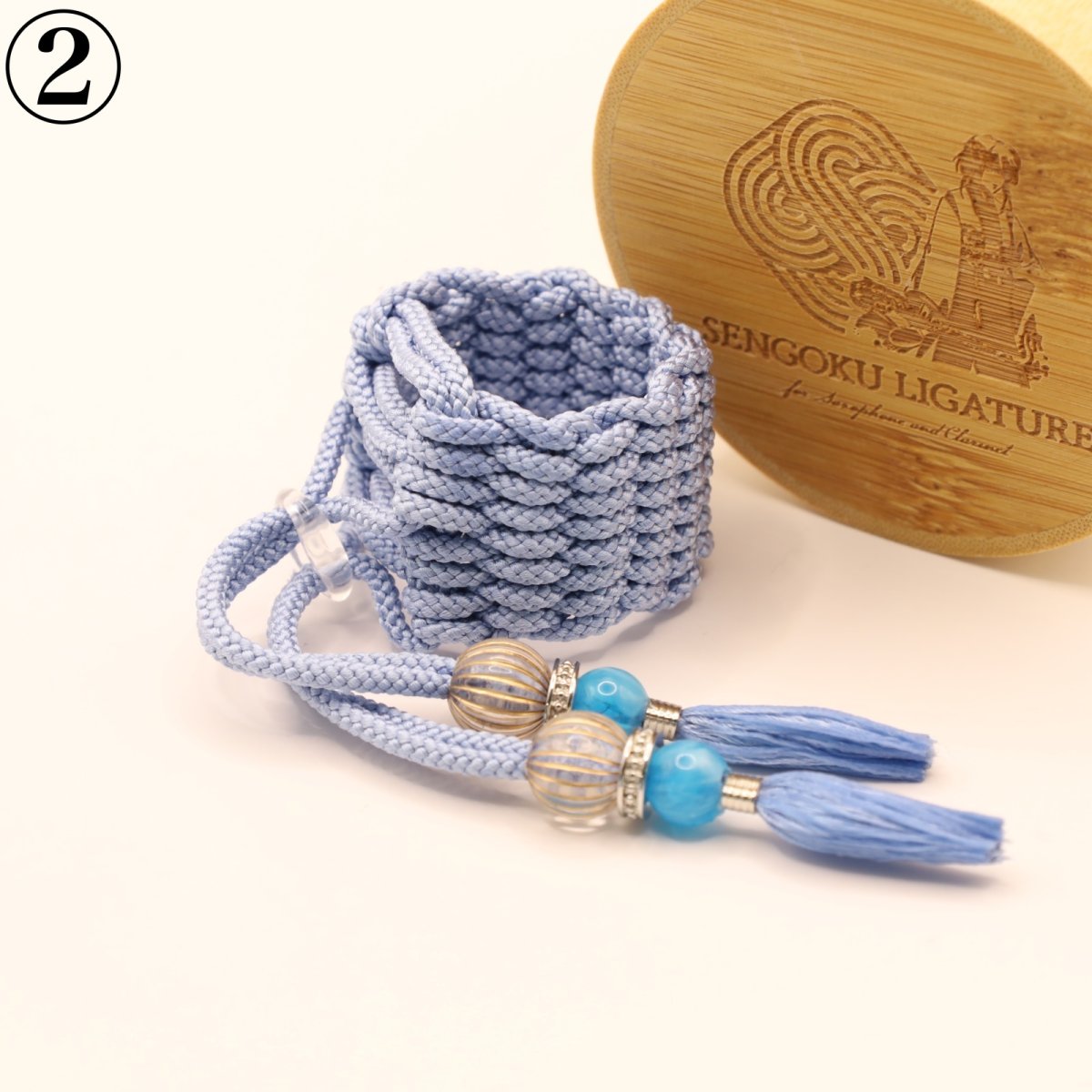 画像3: 【Sengoku Ligature】Mitsuhide Blue｜明智光秀（Alto / Samurai） (3)