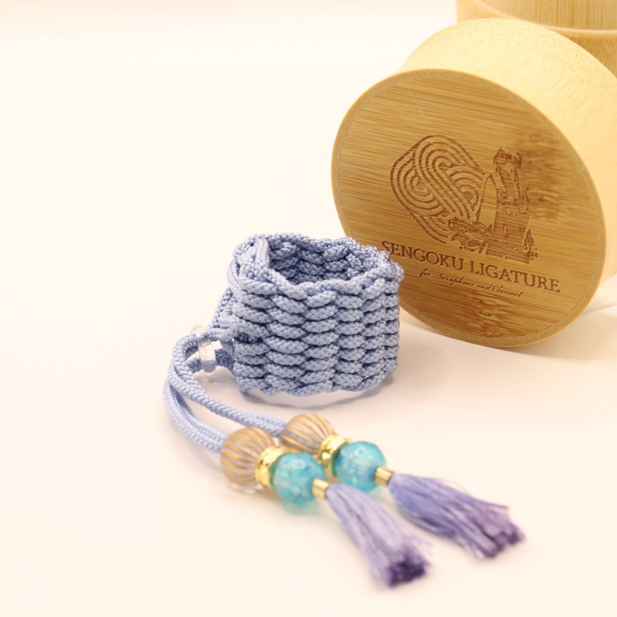 画像1: 【Sengoku Ligature】MItsuhide Blue｜明智光秀（Tenor / Samurai） (1)