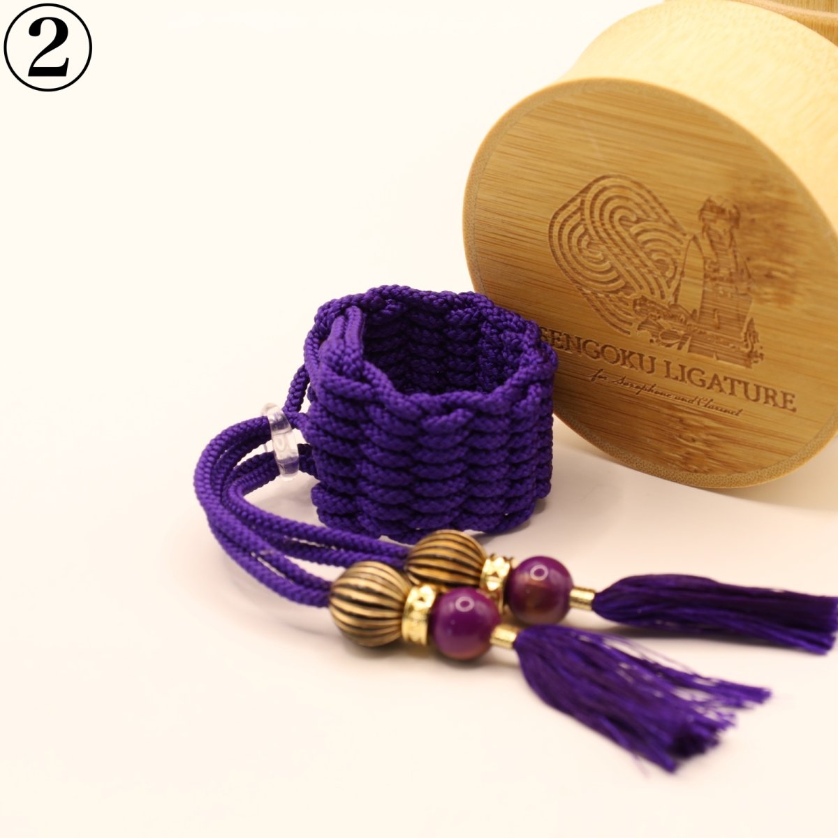 画像3: 【Sengoku Ligature】Kenshin Purple｜上杉謙信（Tenor / Samurai） (3)