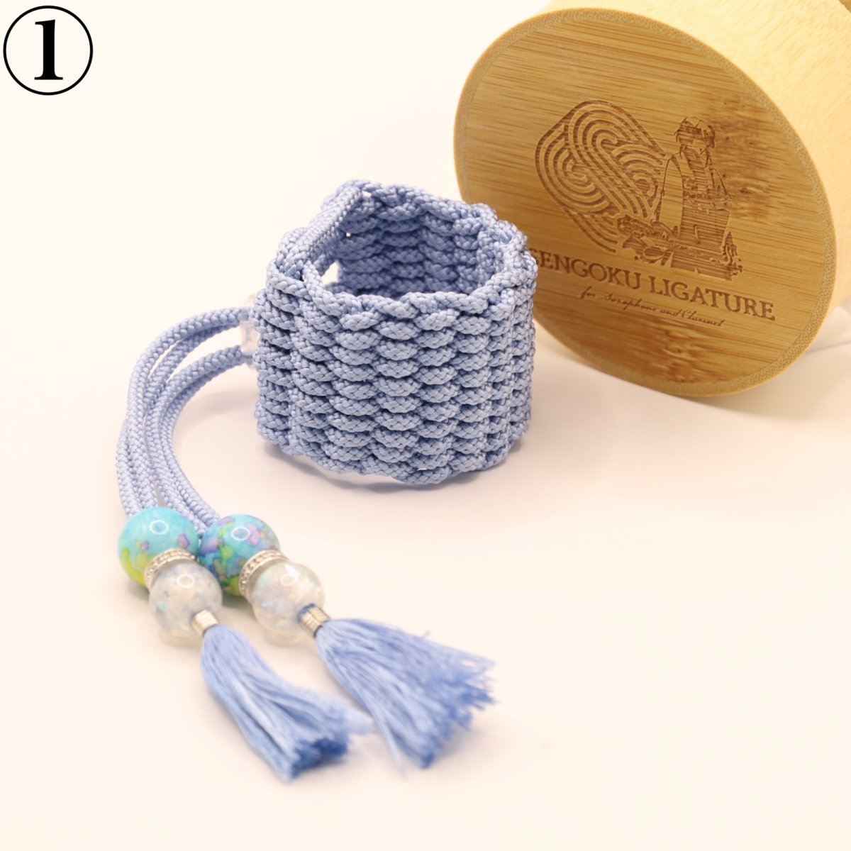 画像2: 【Sengoku Ligature】Mitsuhide Blue｜明智光秀（Baritone / Samurai） (2)