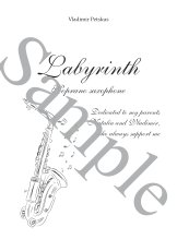 画像2: 【S.Sax.】Labyrinth〈サックスソロ楽譜〉 (2)