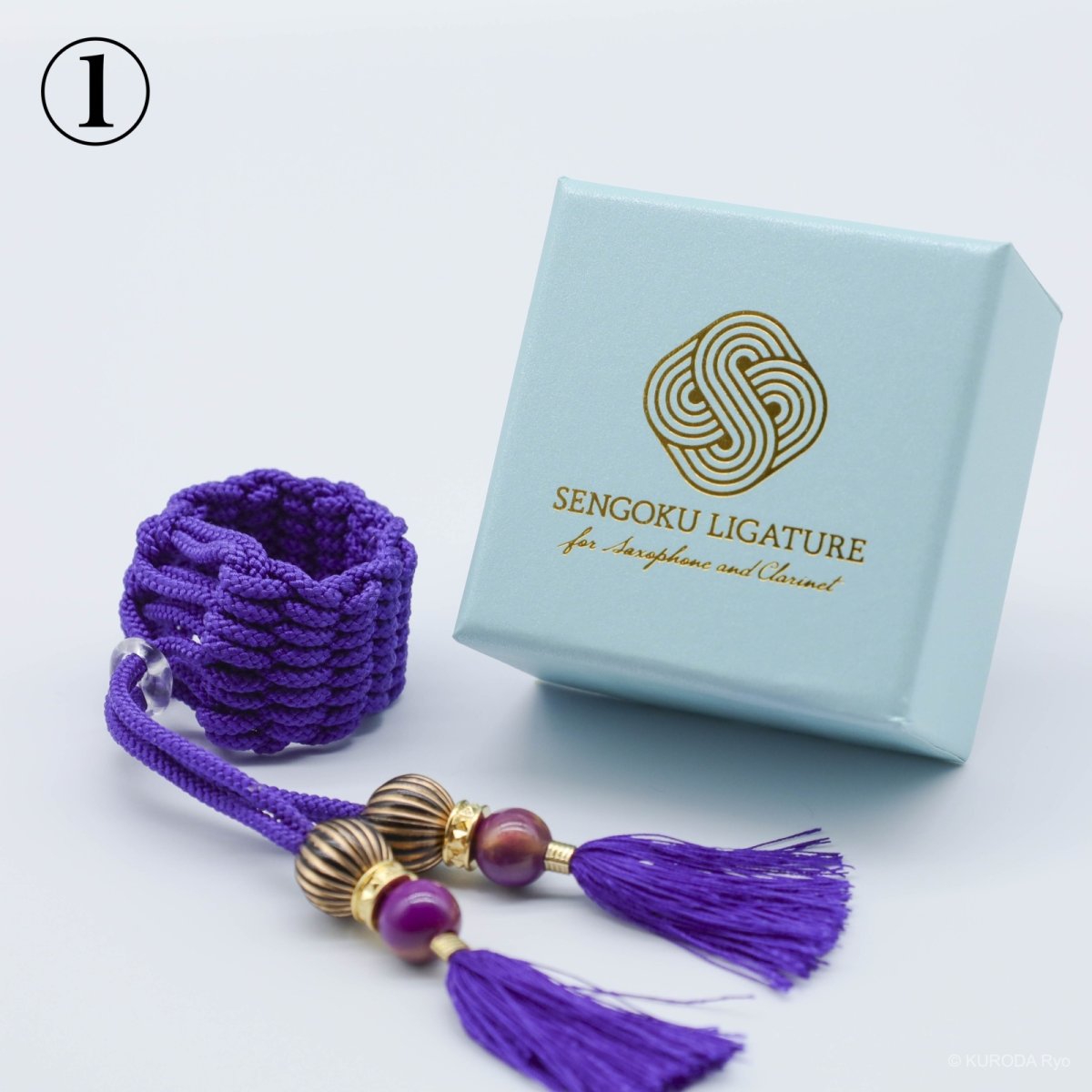 画像2: 【Sengoku Ligature】Kenshin Purple｜上杉謙信（Tenor / Samurai） (2)