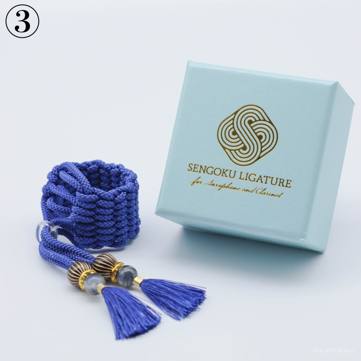 画像4: 【Sengoku Ligature】Masamune Blue｜伊達政宗（Alto / Samurai） (4)