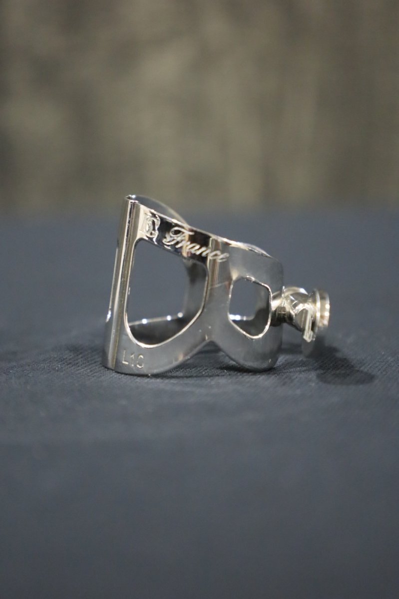 画像2: BG ligature Lemante Brass rhodium plated A.Sax.用 (2)