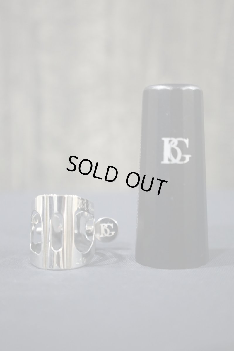 画像1: BG ligature Lemante Brass rhodium plated A.Sax.用 (1)