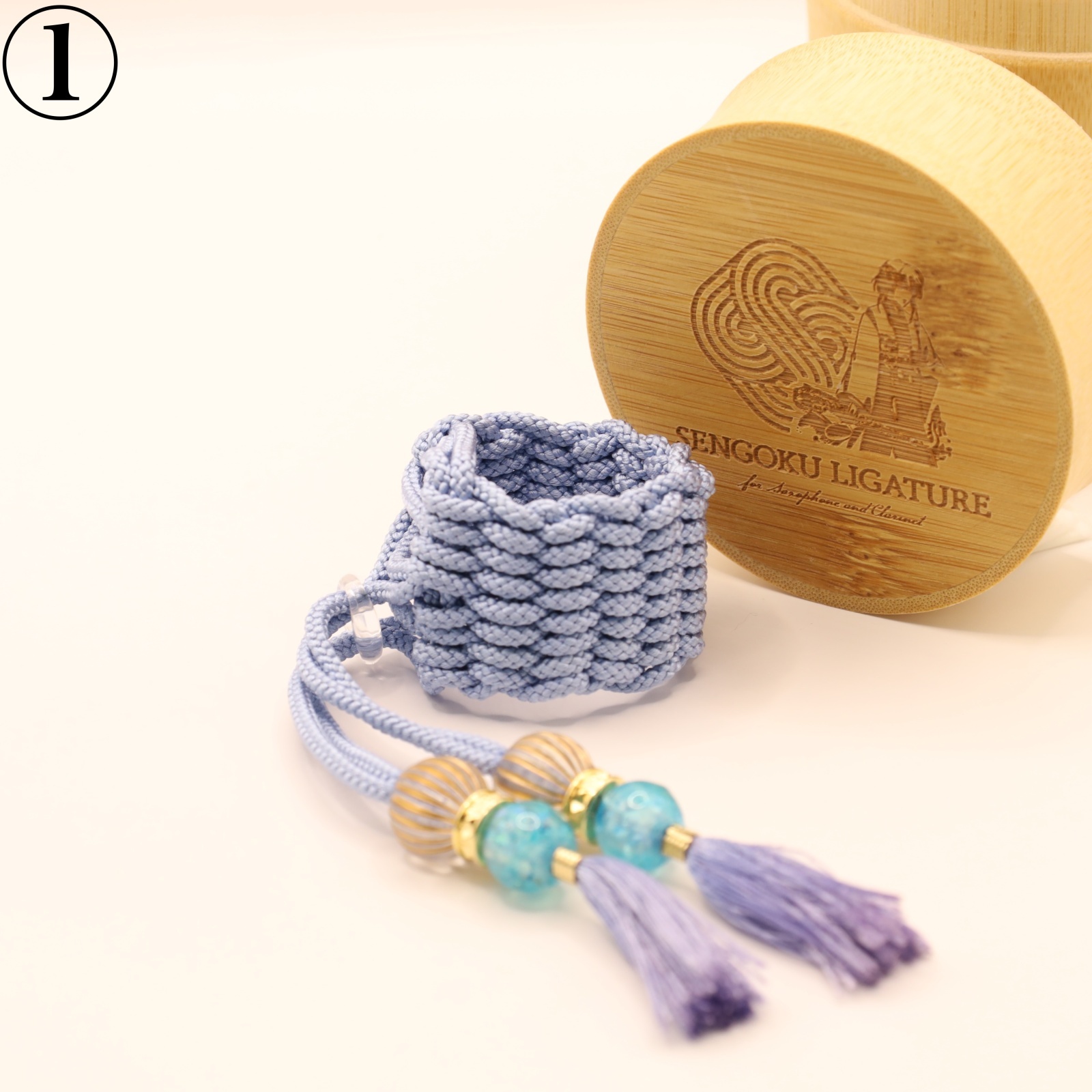 Sengoku Ligature】MItsuhide Blue｜明智光秀（Tenor / Samurai